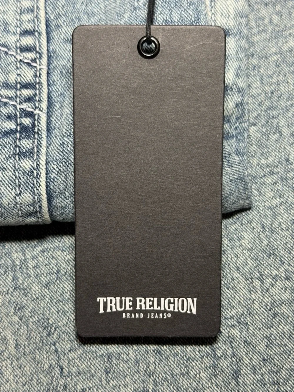 $164 True Religion Relaxed Straight Jeans in Light Blue ~ W36xL34 ~ NEW
